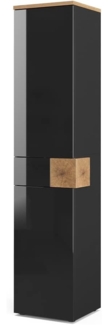 Vicco Hochschrank Badschrank Badezimmerschrank Eden 2 Türen Schublade 5 Fächer