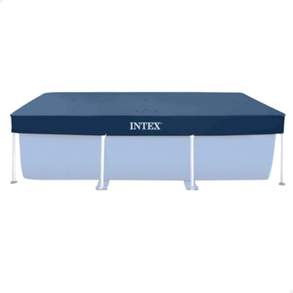 Intex Poolplane rechteckig, Vinylfolie blau, 300x200 cm