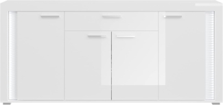Xonox 'Skyligh' Sideboard, weiß Hochglanz, 84 x 42 x 182 cm