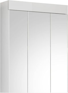 Xonox 'Snow' Spiegelschrank, MDF weiß, Hochglanz, 60 x 79 x 18 cm