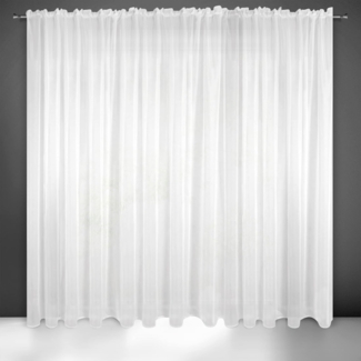 Gardine LUCY weiß 300x300 Kräuselband