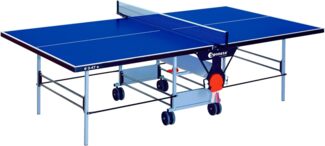 SPONETA 'S 3-46 e' Outdoor Tischtennisplatte, wetterfest & klappbar, 274 x 152,5 x 76 cm, Blau