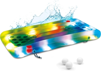 Summer Waves 'Aqua Glow' Luftmatratze mit LED-Funktion, Polyester weiß, 160 x 84 x 19 cm