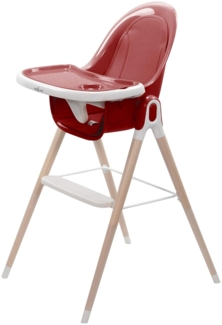 Engel & Storch 2in1 Babyhochstuhl ARTO Kinderhochstuhl Babystuhl Hochstuhl Essstuhl Kombihochstuhl - Rot