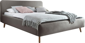 Meise Möbel Polsterbett 'Mattis' - 140x200 cm, Stoff Taupe