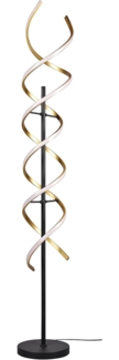 LED Stehleuchte SEQUENCE dimmbar Lichtfarbe einstellbar Messing 150cm