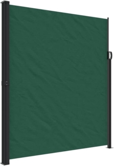 Seitenmarkise Ausziehbar Dunkelgrün 220x600 cm 4004575