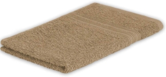 Exklusiv Heimtextil Gästehandtuch Frottier 500 g/m² 30 x 50 cm Sand
