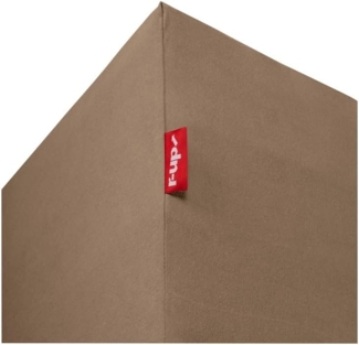 r-up Beste Spannbettlaken 200x220-220x240 bis 35cm Höhe, 95% Baumwolle / 5% Elastan 230g/m² Oeko-TEX stressfrei auch für Wasserbetten (Taupe)