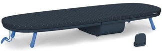 Joseph Joseph Pocket Plus Folding Ironing Board with Advanced Cover - Bügelbrett in Originalgröße - Baumwolle - Dampfbügeleisen - Blau - Blau - 330x900 mm