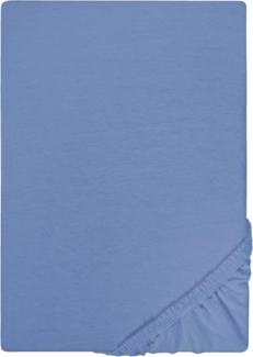 Castell Jersey-Stretch-Spannbetttuch, Ozeanblau, 1x 180x200 cm - 200x200 cm, 180x200 cm