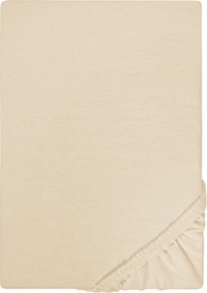 Castell Jersey-Stretch-Spannbetttuch, Kitt, 1x 140x200 cm - 160x200 cm, 140x200 cm
