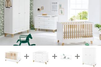 Kinderzimmer 'Pan' extrabreit groß, inkl. Wandregal