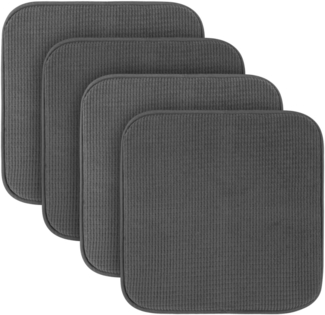 Bestlivings Stuhlkissen Sitzkissen Struktur - Anti Rutsch, Sitzauflage Uni (38x38cm) Stuhlpolster Stuhlauflage