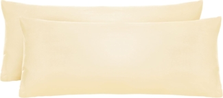biberna Feinjersey-Kopfkissenbezug 0077144, gelb, 2x 40x60cm