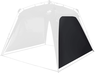 Lumaland 'Where Tomorrow' Seitenwand, Polyester schwarz