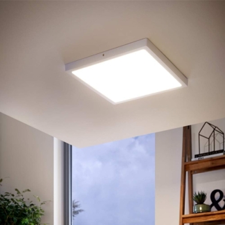 Eglo 97264 LED Aufbauleuchte FUEVA 1 in weiß 40x40 cm 3000K