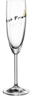 Leonardo Sektglas Presente Best Friends, Sekt Glas, Champagnerglas, Champagner, Kristallglas, 120 ml, 044519