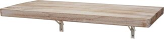 Wandtisch, natur, Massivholz, klappbar, 120x60 cm