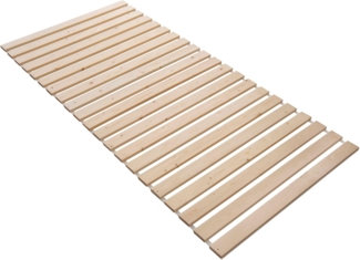 MaDeRa Rollrost 'Natura XXL' , massives Fichtenholz, unbehandelt, 90x200 cm, 21 Leisten
