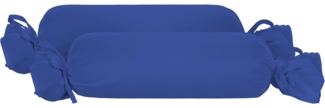 biberna Feinjersey-Kopfkissenbezug 0077144, saphir, 2x 15x40cm