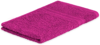Exklusiv Heimtextil Gästehandtuch Frottier 500 g/m² 30 x 50 cm Pink