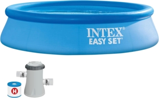 Intex Easy Set Quick Up Pool 244x61 mit Pumpe 28108GN