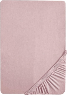roba Spannbettlaken Lil Planet 40 x 90 bis 45 x 90 cm - Spannbetttuch für Babybetten & Wiegen - Rosa