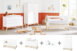 Kinderzimmer 'Bridge' extrabreit, inkl. Wandregal