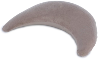 Theraline Plüschmond | gefüllt mit sandfeinen Mikroperlen | Farbe: Taupe