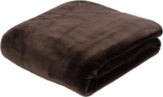 Gözze 'Premium Cashmere' Kuscheldecke, Polyester schokoladenbraun, 180x220 cm