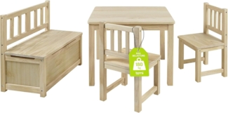 Bomi 'Anna' Kindersitzgruppe, 4-tlg., Kiefernholz natur
