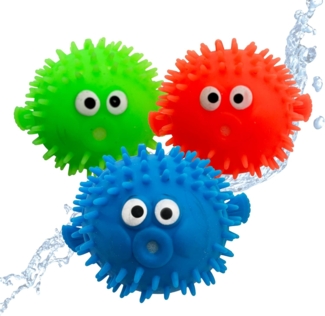 Schildkröt Water Squeezies im 3 er Set je 1 x blau, 1 x orange, 1 x grün