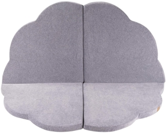 MeowBaby Baby Spielmatte Wolke, hellgrau