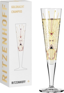 Ritzenhoff 1071025 Champagnerglas #25 GOLDNACHT Werner Bohr 2022