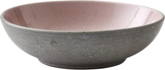 Bitz Pastateller grey / light pink 20 cm
