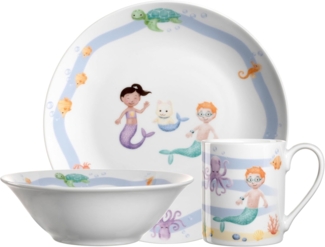 Leonardo BAMBINI Avventura Kindergeschirr Set 3-teilig Meer - A