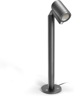 LED-Wegeleuchte Spot Way SC anthrazit, mit 90° Bewegungsmelder, per App bedienbar, vernetzbar, Aluminium, inkl. GU10-Leuchtmittel, 7,9 W