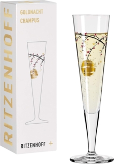 Ritzenhoff 1071014 Champagnerglas #14 GOLDNACHT Rachel Hoshino 2021