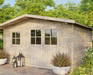 McGarden 'Como' Gartenhaus, Holz natur, 400 x 300 x 226 cm