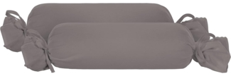 biberna Feinjersey-Kopfkissenbezug 0077144, silbergrau, 2x 15x40cm