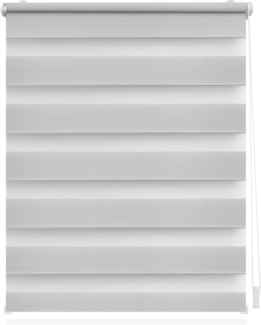 Lichtblick Sonnenschutzsysteme GmbH Doppelrollo Kopenhagen 60 cm x 220 cm (BxL) Grau modernes Duo Rollo; Klemm- und schraubbar; Lichtdurchlässig und blickdicht