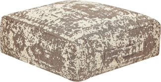 Bodenkissen SHASA Baumwolle Beige