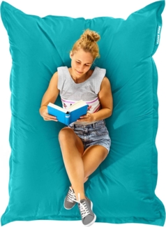 Green Bean® Outdoor Sitzsack, waschbar & wetterfest, Polyester-PVC-Stoff, Türkis, 120x160 cm, 270 Liter