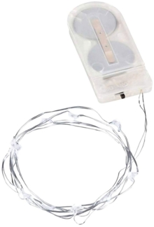 3x 10er LED Lichterkette Set Batteriekette Kupferkabel Wasser Beleuchtung Deko weiß