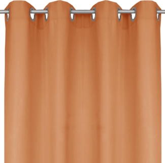 Bestlivings Blickdichte Braune Gardine mit Ösen in 140x145 cm ( BxL ), in vielen Größen und Farben
