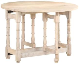 vidaXL Esstisch Rund 110x76 cm Mango Massivholz [321700]