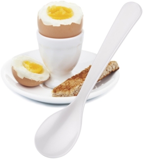 Eierlöffel COLORE weiß