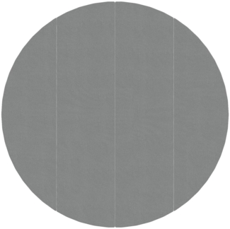 vidaXL Pool-Bodentuch, Hellgrau, 400 gr/m² Polyester, Ø 428 cm