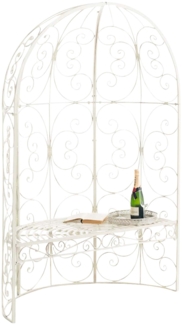 CLP Halbpavillon Rosie mit Sitzbank,antik-creme